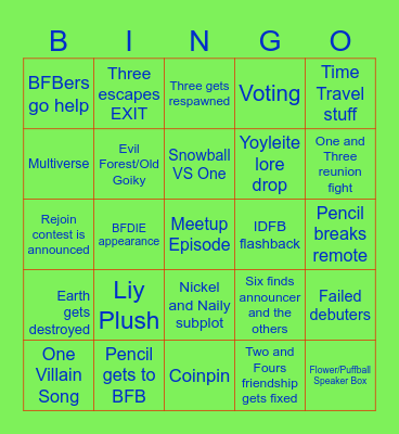 TPOT 24 BINGO Card