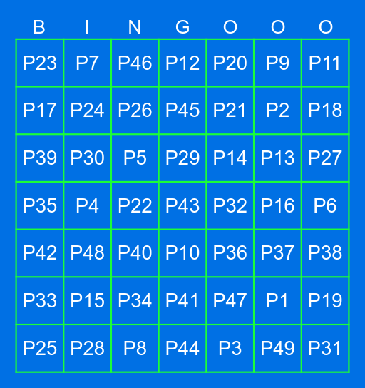 Bingo Simstástico Bingo Card