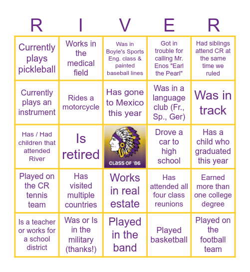 That was THEN This is NOW 1986 ~ 2026 Bingo Card