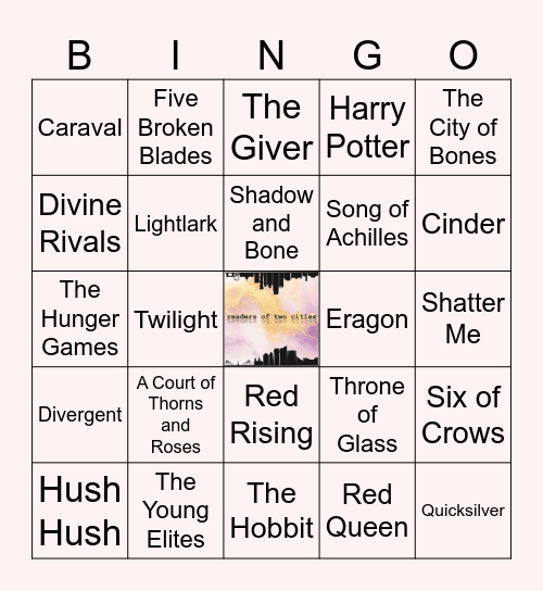 BOOKISH FANTASY TITLE BINGO Card