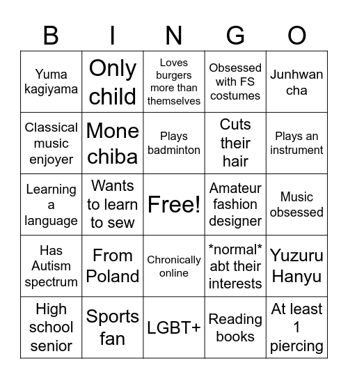 Medanaa's Bingo Card