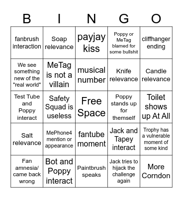 IV6 Bingo Card