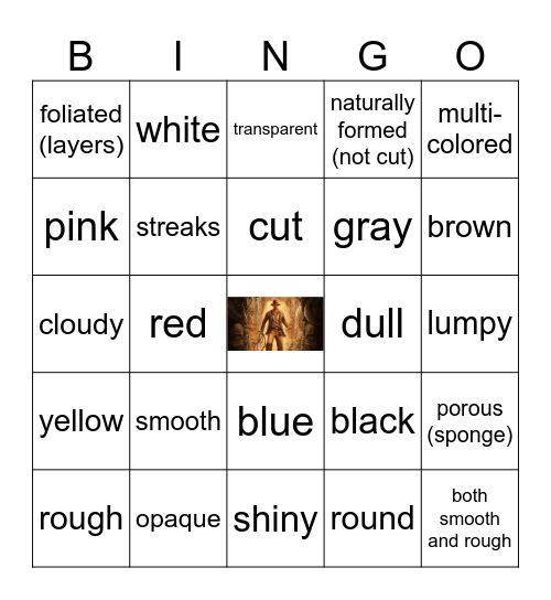 Archeology Bingo Card
