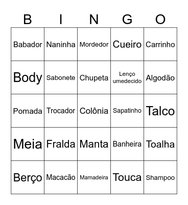 CHÁ DA AMÉLIA Bingo Card