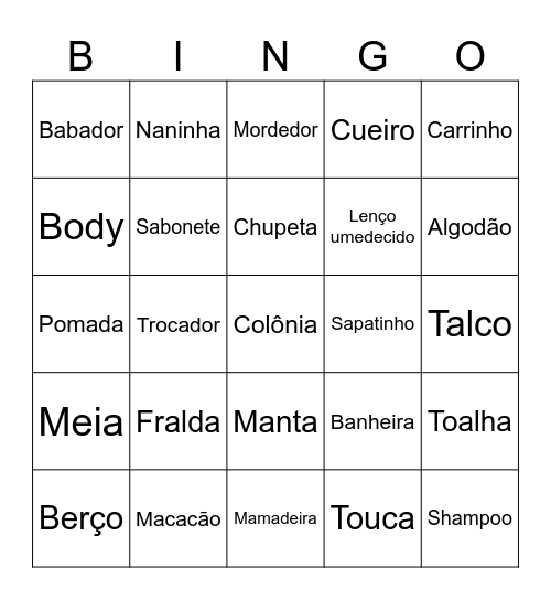 CHÁ DA AMÉLIA Bingo Card
