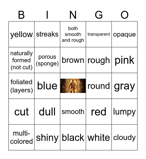 Archeology Bingo Card