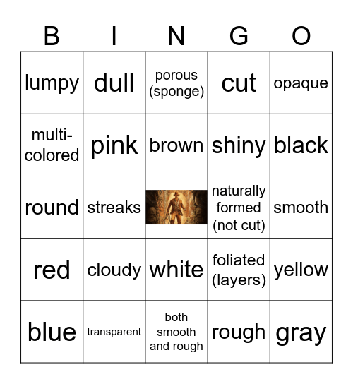 Archeology Bingo Card