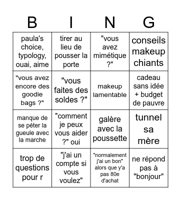 Bingo Summer 26 Bingo Card