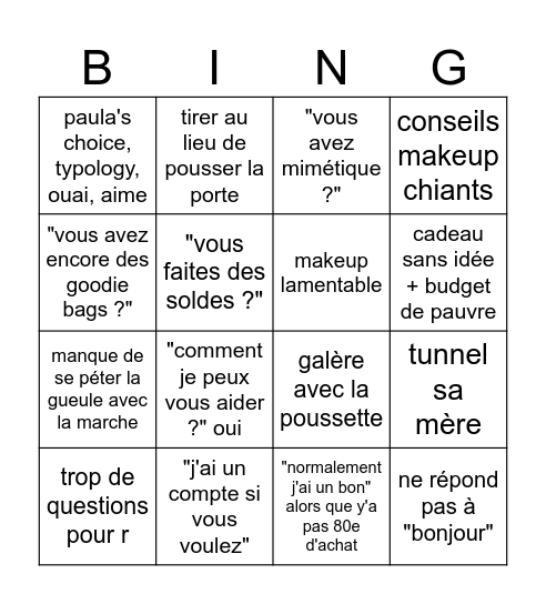 Bingo Summer 26 Bingo Card