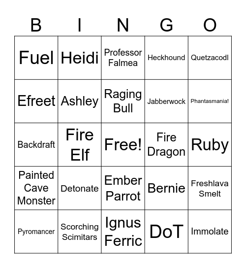 Indomitable Explorers 2026 Summer Bingo Card