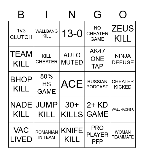 24 HOUR STREAM Bingo Card