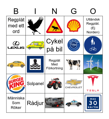 Sälen 2026 Bingo Card