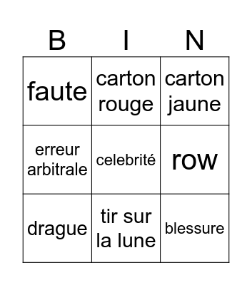 omegaverse Bingo Card