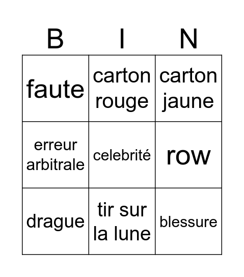 omegaverse Bingo Card