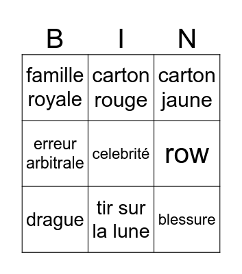 omegaverse Bingo Card