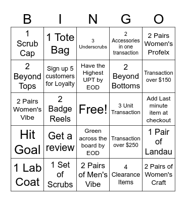 Beyond Bingo Card