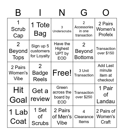 Beyond Bingo Card