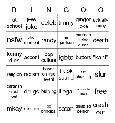 Ugec h def ej Bingo Card