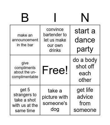 gatlinburg bingo Card