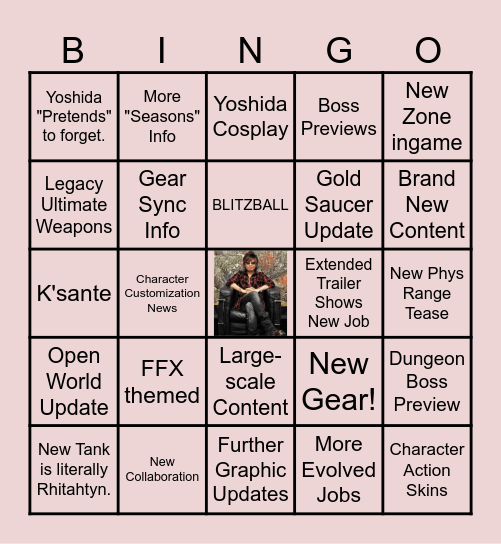 FFXIV 2026 EU Fan Fest Keynote Bingo Card