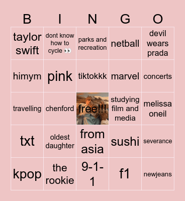 arielle's bingoooo Bingo Card