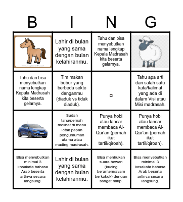 Road Trip Bingo Card