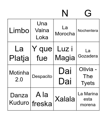 COLÒNIES VALL DE NÚRIA 2026 Bingo Card