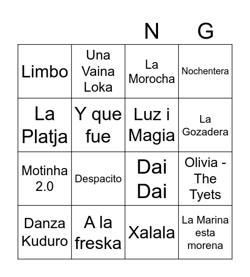 COLÒNIES VALL DE NÚRIA 2026 Bingo Card