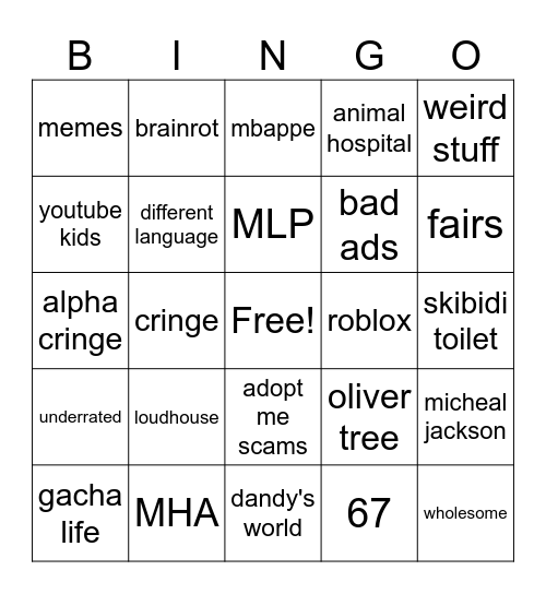 junes' fyp Bingo Card