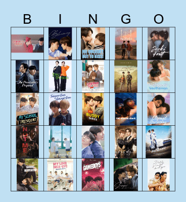 Bl Dramas Bingo Card