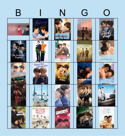 Bl Dramas Bingo Card