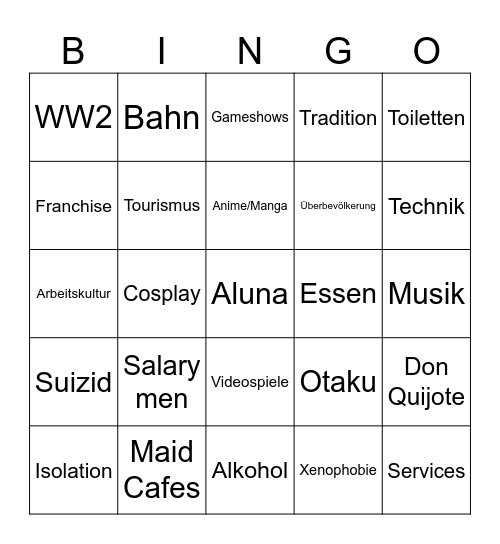 Abipfel Bingo Card