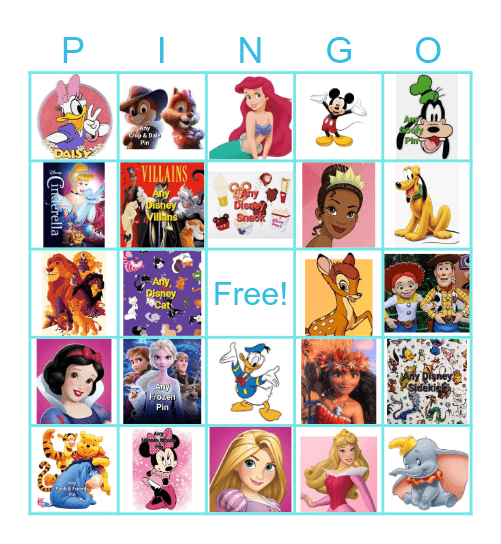 Amanda's Birthday Bingo Card