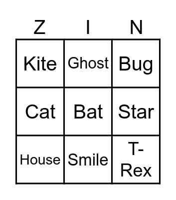 April Zingo Board Bingo Card