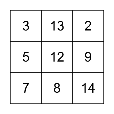 Probando 1 Bingo Card