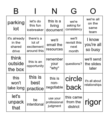 Allegan Elementary Tigers ROAR! Bingo Card