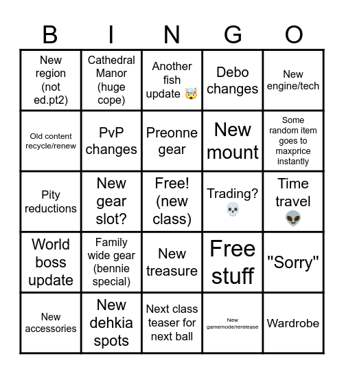 Heidel ball 2026 Bingo Card