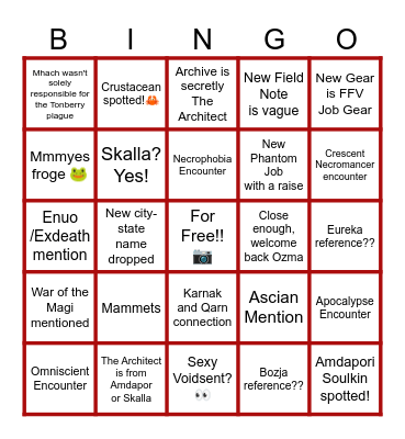 🧻North Horn!🧻 Bingo Card