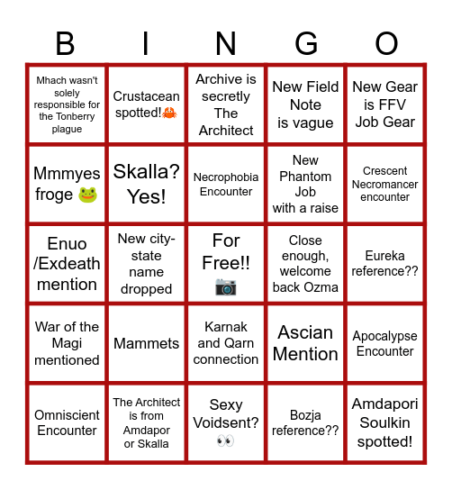 🧻North Horn!🧻 Bingo Card