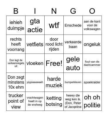 en de zon komt op in het oosten Bingo Card