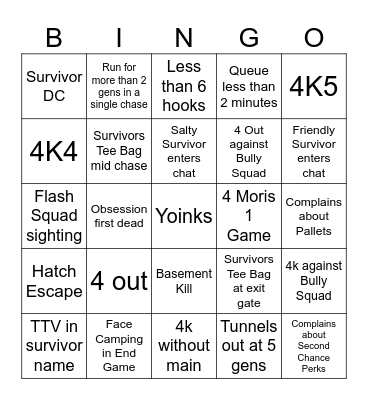 Drunkszi Bingo Card