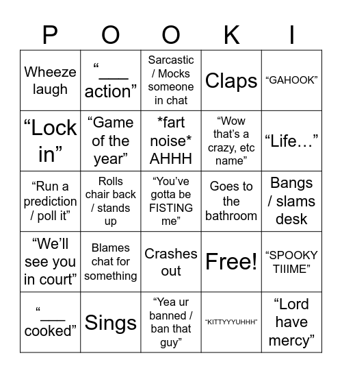 CASEOH Bingo Card