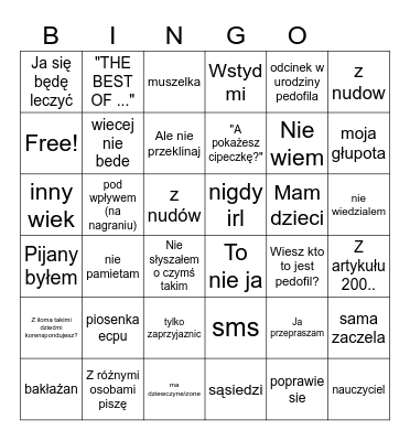 ECPU Bingo Card