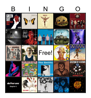 Alt(-ish) bingo Card