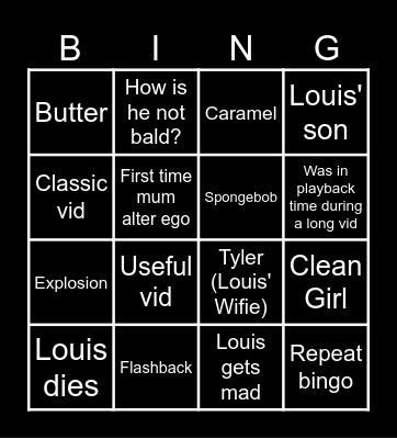 LouisAyy Bingo Card
