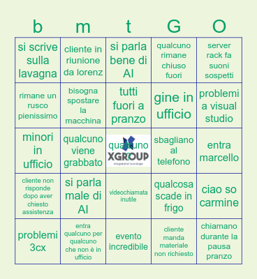 settimana 2 di luglio le ferie non potrebbero essere più vicine di così Bingo Card