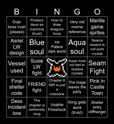 Le epic chapter 6 bingo Card