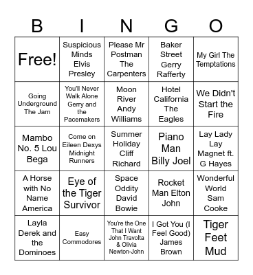 Stowmarket Oddfellows Singo Bingo Card