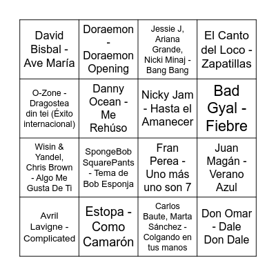 Bingo Helen 30 Bingo Card
