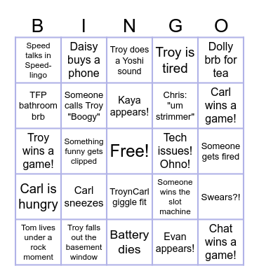 Gameathon IX bingo! Bingo Card